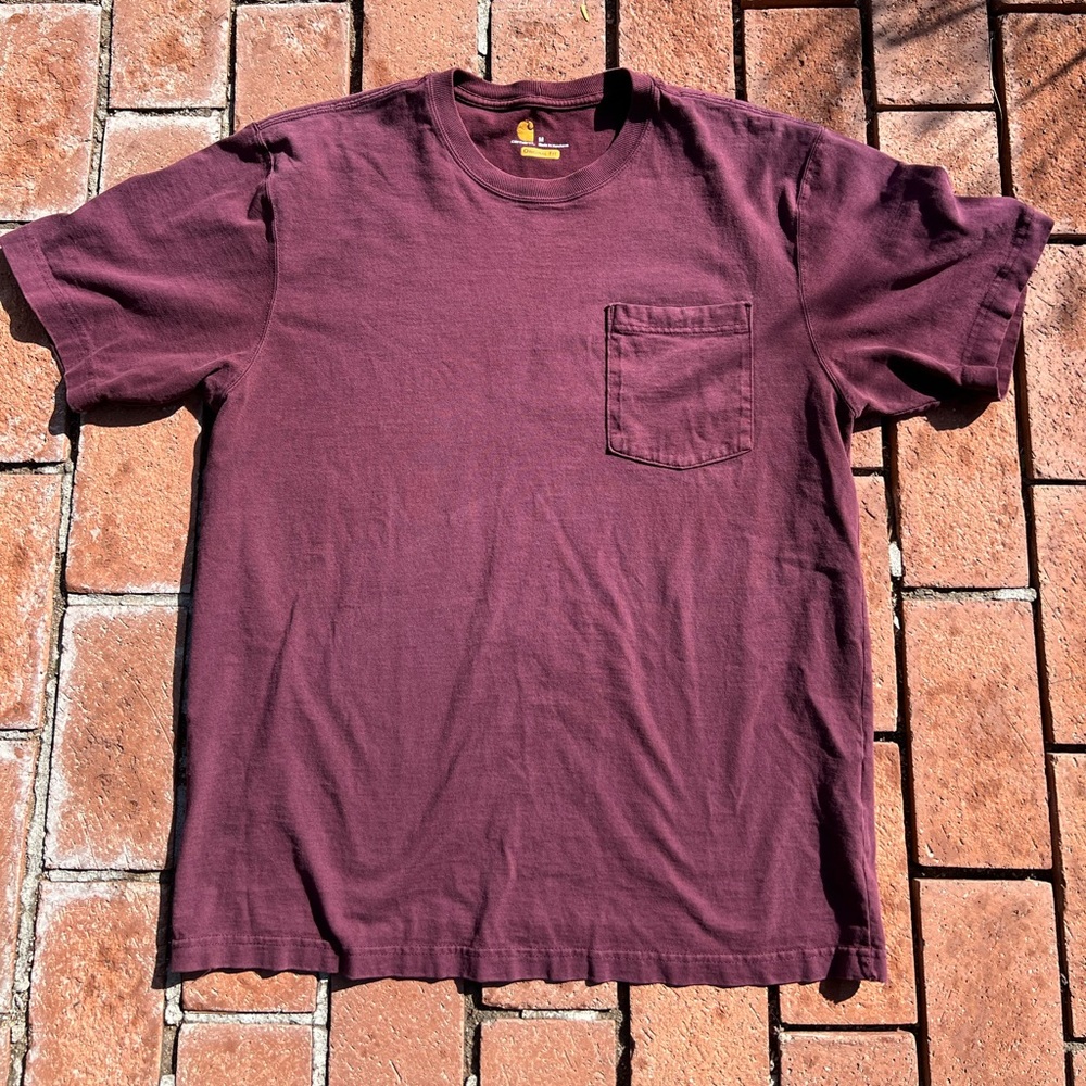 Blank Maroon Carhartt Shirt